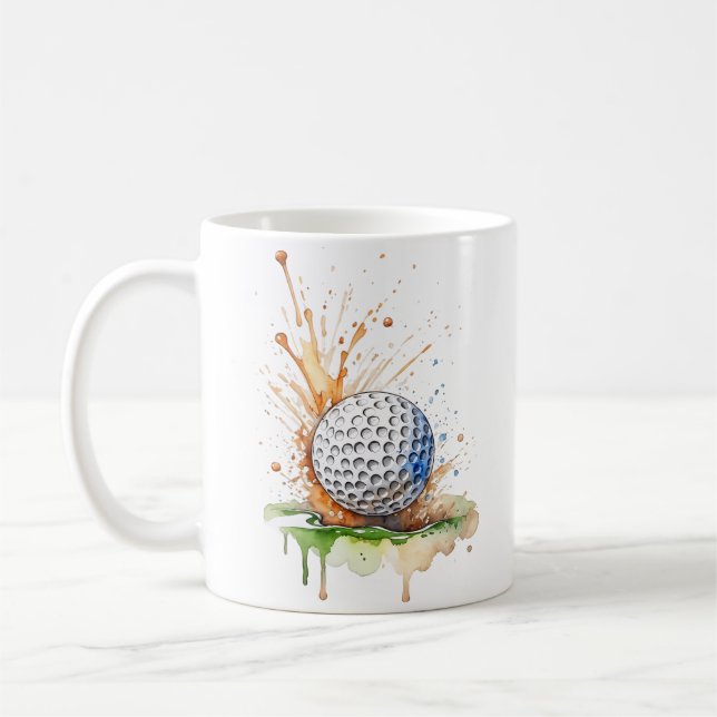 Kaffee & Golf är Par-fektion! Kaffemugg (Vänster)