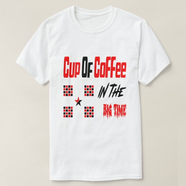 Kaffee i rampljuset t shirt (Design framsida)