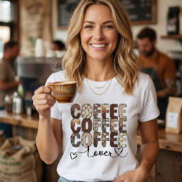 Kaffee. Kaffee. Kaffeälskare. T-Shirt