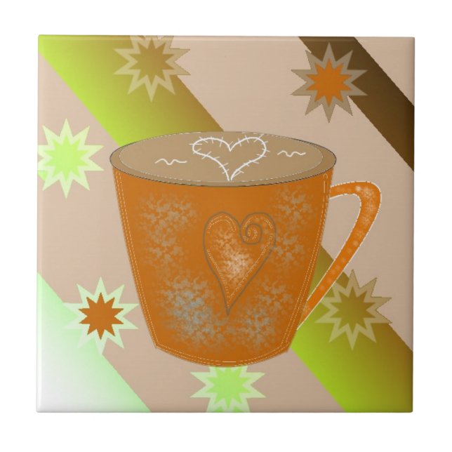 Kaffee Kakelplatta (Framsidan)