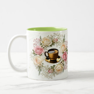 Kaffee & Kärlek Två-Tonad Mugg