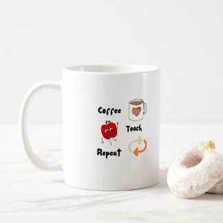 Kaffee, Lär, Upprepa på en Kaffemugg