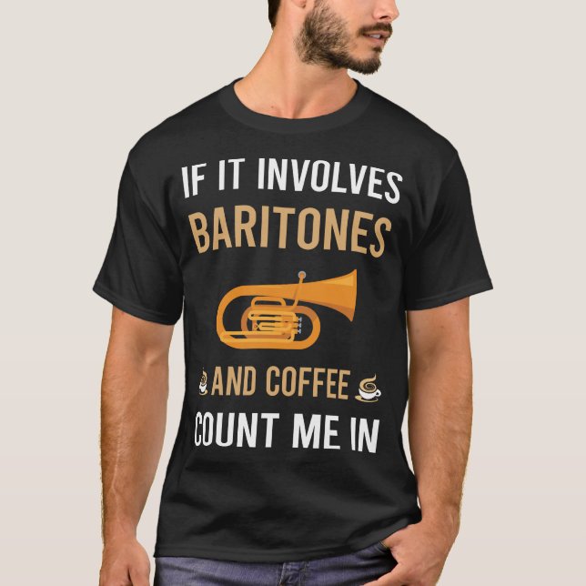 Kaffee och baryton t shirt (Framsida)