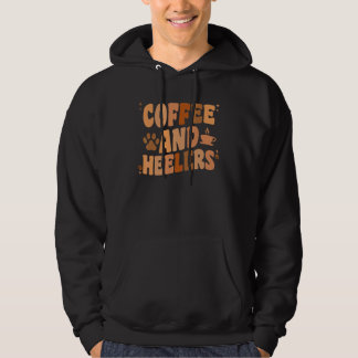 Kaffee Och Heelers Hund Röd Blå Australiensisk Nöt Hoodie