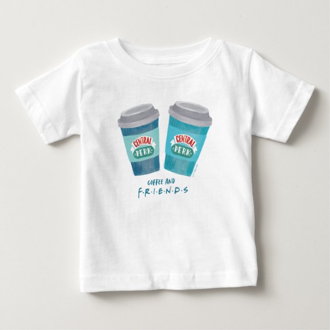 Kaffee och VÄNNER™ T Shirt (Framsida)