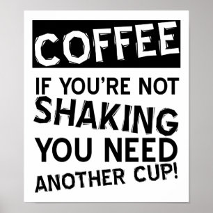 Kaffee Rakar Roligt Affisch