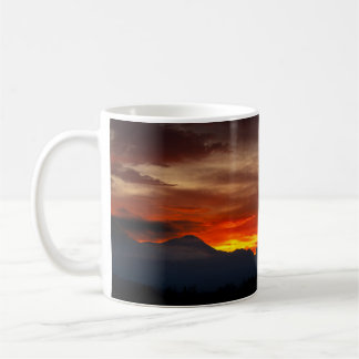 Kaffee Tasse Sonnenuntergang  Kaffemugg