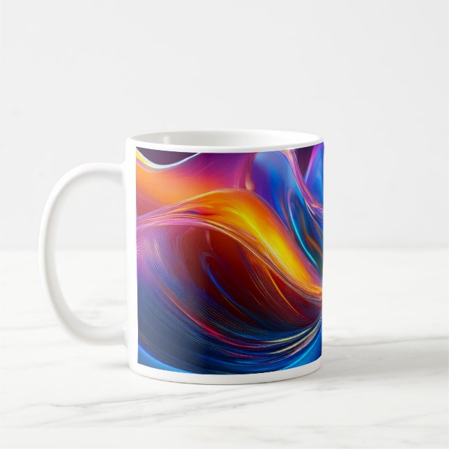 Kaffee Tasse Stillvoll gestaltet Kaffemugg (Vänster)