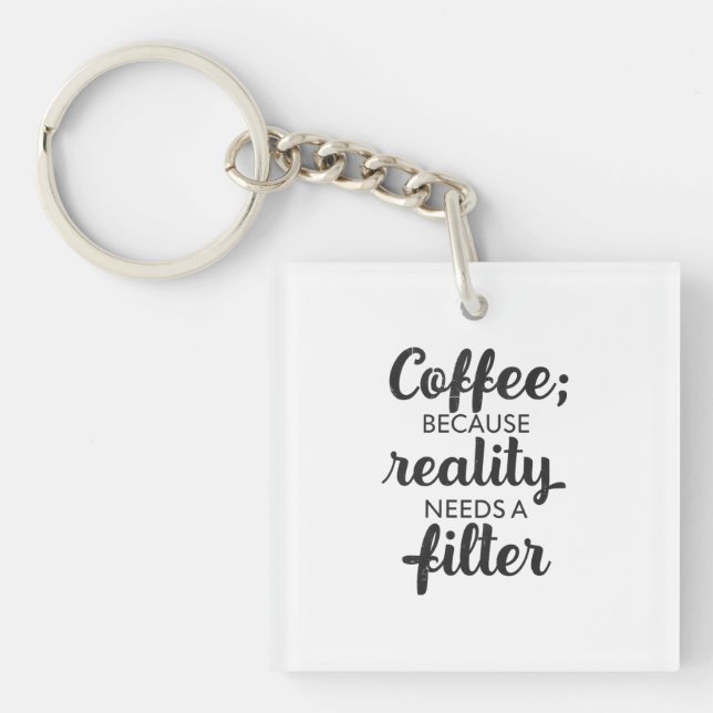 Kaffee: Verkligheten Behöver ett Filter - Typograf (Framsidan)