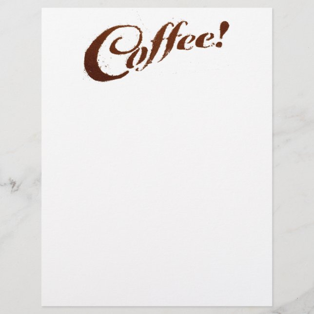 Kaffeegrunder Kaffe - 8,5x11 papper (Framsida)