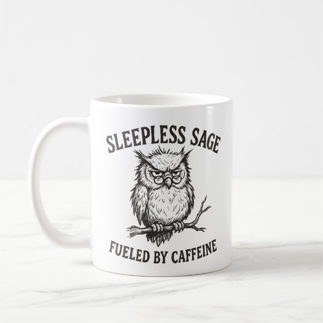 Kaffeeld Kaffeinfattig Ugglamug Kaffemugg (Vänster)