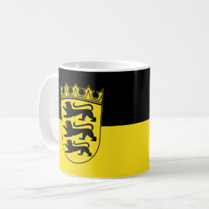 Kaffeemugg med flaggan för Baden-Württemberg Kaffemugg