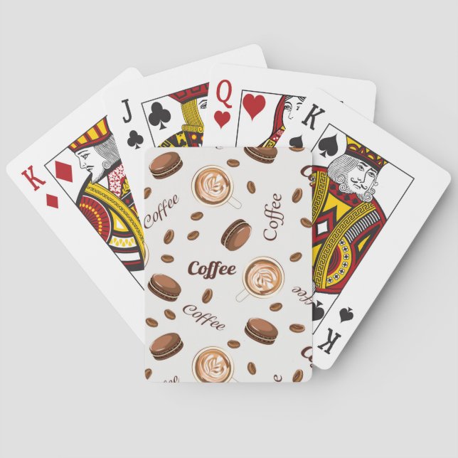Kaffeemuster Casinokort (Baksidan)