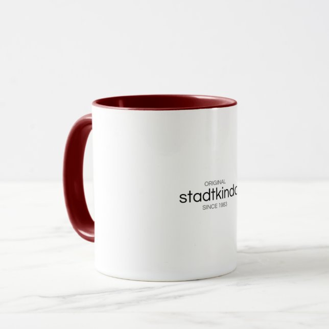 Kaffeetasse @stadtkindd mugg (Framsida vänster)