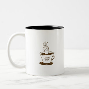 Kaffeets Drottning Två-Tonad Mugg