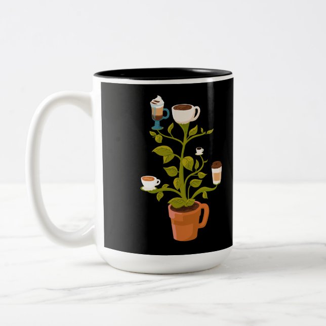 Kaffefabrik Två-Tonad Mugg (Vänster)