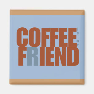 Kaffefältrektangelnät Magnet