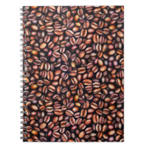 Kaffefån Pencil Teckning Mönster Rustic Brown