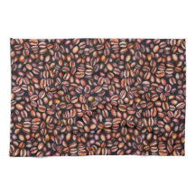 Kaffefån Pencil Teckning Mönster Rustic Brown