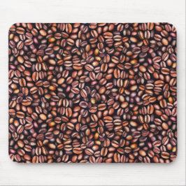 Kaffefån Pencil Teckning Mönster Rustic Brown Musmatta