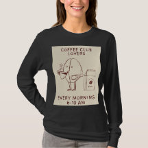 Kaffefantastiska tjejer t-shirt