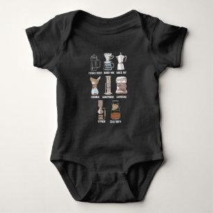 Kaffefärgmetoden koffein espresso latte t shirt