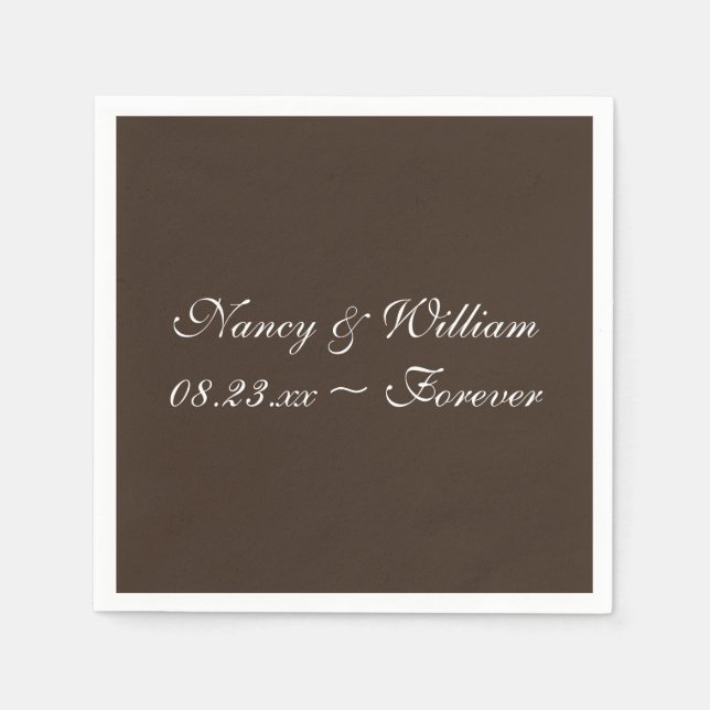 Kaffefeblöjor av bästa Färg-typ Pappersservett (Framsidan)