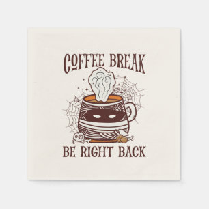 Kaffefebröd, var Höger tillbaka - Zombie-inspirera Pappersservett