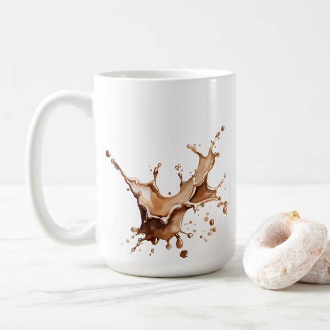 Kaffefläck Kaffemugg (Med munk)