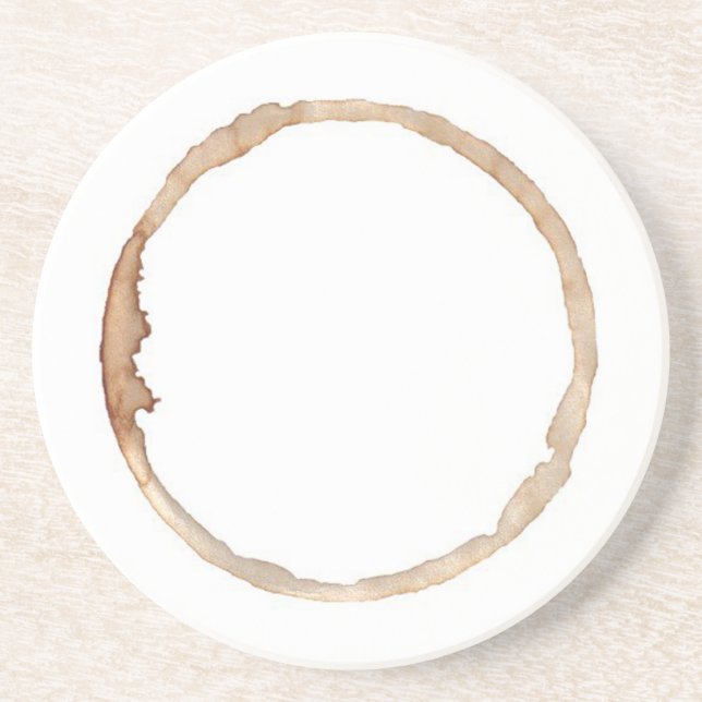 Kaffefläckkustfartyg Underlägg Sandsten (Framsidan)