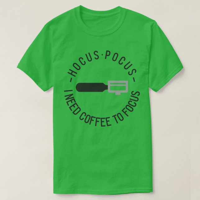 Kaffefokus T Shirt (Design framsida)