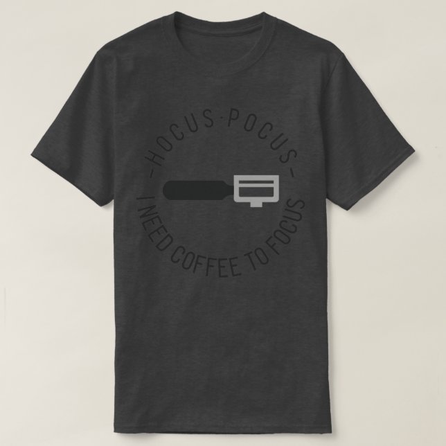 Kaffefokus T Shirt (Design framsida)