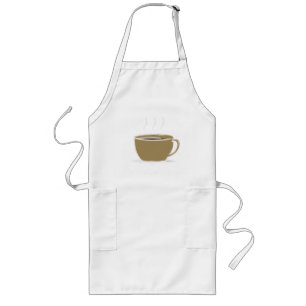 Kaffeförkläde Långt Förkläde
