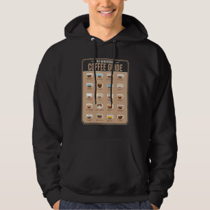 Kaffeguide Barista Cappuccino Jag dricker mycket C Hoodie