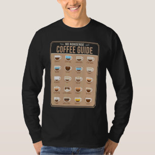 Kaffeguide Barista Cappuccino Jag dricker mycket C T Shirt