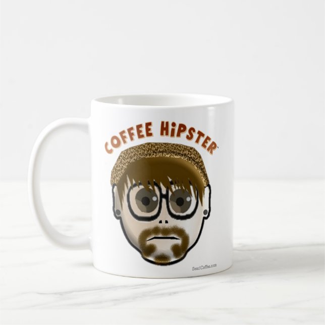 Kaffehipster - mugg (Vänster)
