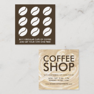 kaffehjärtakonst lojalitetskort