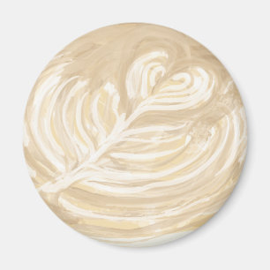 kaffehjärtekonst magnet