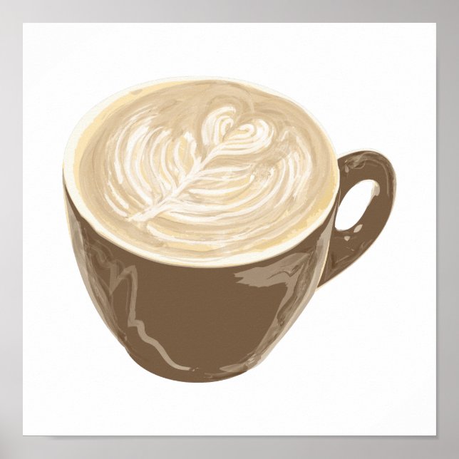 kaffehjärtekonst poster (Framsidan)