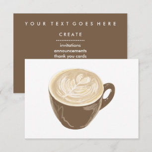kaffehjärtkonst inbjudningar