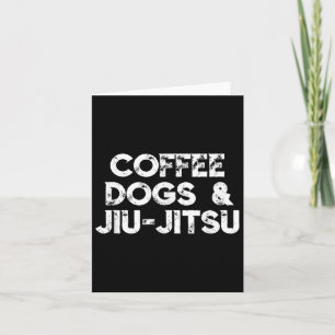 Kaffehundar Jiu Jitsu Inspirerande Motiverande F Kort