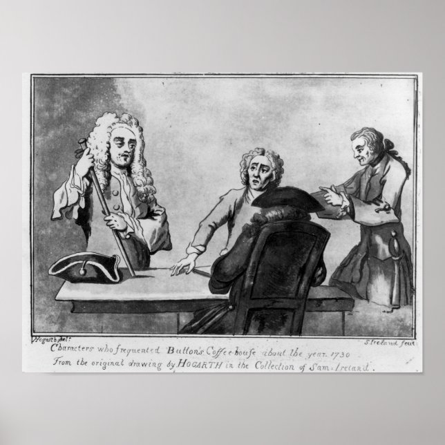 Kaffehus, 1730 poster (Framsidan)