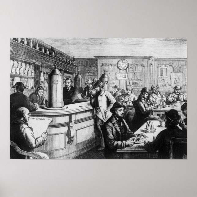 Kaffehus, Clerkenwell Poster (Framsidan)