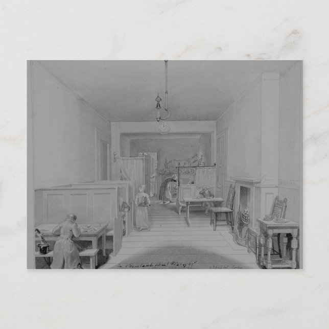 Kaffehus i Cleveland Street Vykort (Framsida)