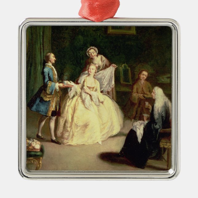 Kaffehuset Julgransprydnad Metall (Framsidan)