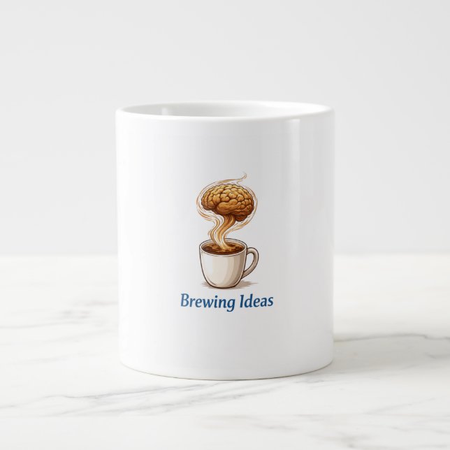 Kaffeidéer Kaffe kopp – Kreativ Kaffeälskare G Jumbo Mugg (Framsidan)