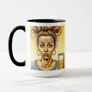 Kaffein är Bra, öl är bättre Mugg