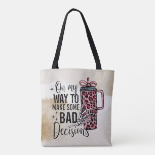 Kaffein & Bones Tote Tygkasse