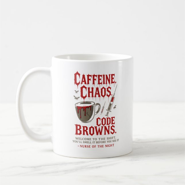 Kaffein, Chaos & Code  Nattnäsa Kaffemugg (Vänster)