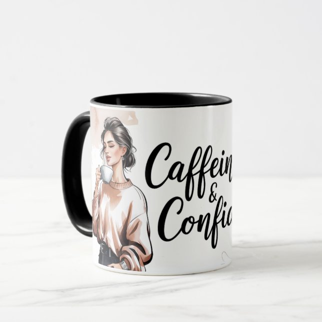 Kaffein & Confidence - Chef Dam-kaffe Kopp (Framsida vänster)